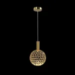230v 4.3W LED Small Round Metal Ring Pendant
