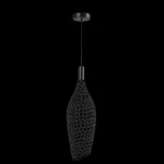 230v 4.3W LED Large Long Metal Ring Pendant