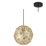 Skoura Pendant Black E27 1x60w