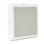 B118W White Square ABS Bulkhead