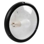 Bulkhead Eco Black Clear E27 1x15w