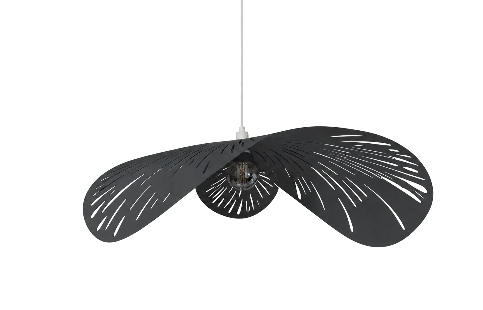foreground_pendant_dark_grey-Photoroom MOS PRODUCTS-RAINFOREST LARGE D/GREY - Image 1