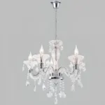 BRIGHTSTAR-CH266/5 CHROME WTH CRYSTALS